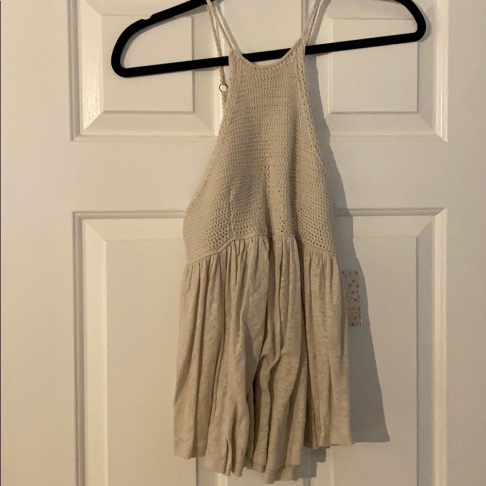 Free People Tie Back Top